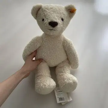 크림색 플리스 봉제 인형 타미 슈타이프 steiff 바닐라