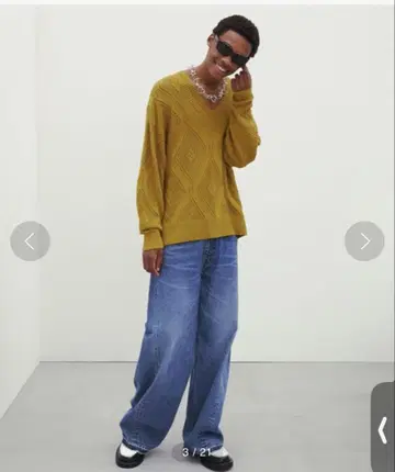 Jieda USED 3D BAGGY DENIM 사이즈 1