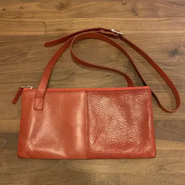 YES 이예스 도치기 가죽 숄더백 빨간색 북유럽 생활 잡화점