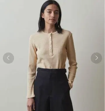 Steven Alan ZIGZAG RIB HENRY NECK