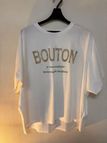 tricot tricot BOUTON T셔츠 화이트