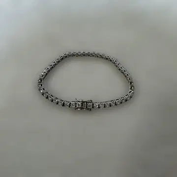 다이아몬드풍 CZ 팔찌 약 16cm