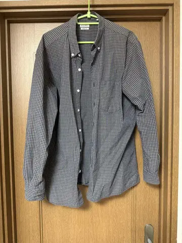 steven alan 체크 무늬 긴팔 셔츠 볼드 핏