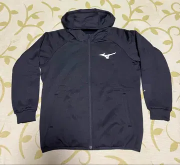 Mizuno 풀 집업 후드 부착 저지