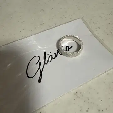 Gloria 실버 텍스처 반지