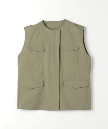 UNITED ARROWS 새상품급 2WAY 밀리터리 베스트 카키