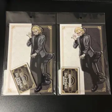 AMOCAFE Dr.STONE 빅 아크릴 스탠드 스탠리 2개 세트