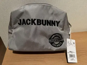 JACKBUNNY 그레이 파우치 카라비너 포함