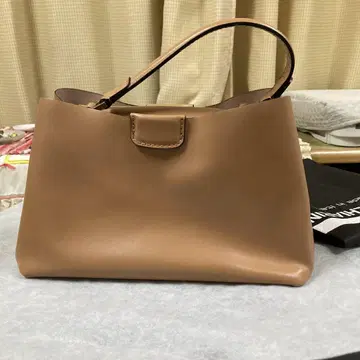 GIANNI CHIARINI 브라운 가죽 숄더백