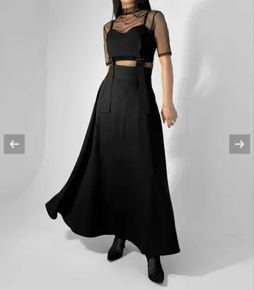 LVEU.Bustier flare 원피스