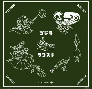 LACOSTE 고질라 콜라보 반다나 라코스테 bandana