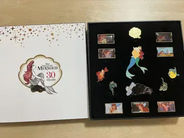 [ 새상품 미사용품 ] 인어공주 30주년 기념 핀 배지 세트
