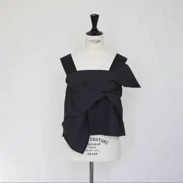 미사용 새상품 gypsohila Croissant Bustier 블랙
