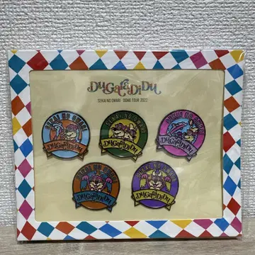 SEKAI NO OWARI DuGaraDiDu 핀 배지 컴플리트 세트