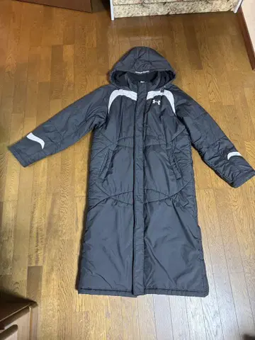 언더 아머 롱 코트 벤치 코트 XL 블랙