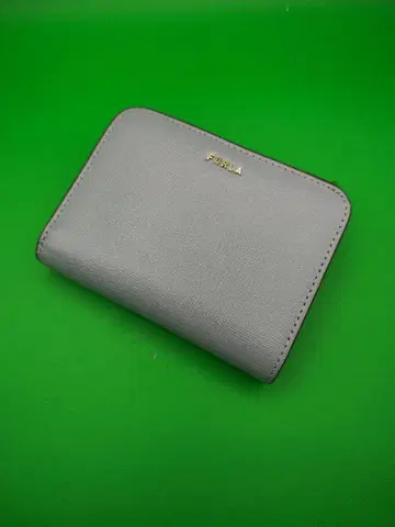 FURLA 접이식 지갑 블루그레이