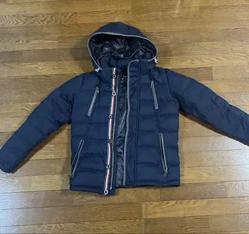 BEAMS HEART 네이비 다운 자켓 S