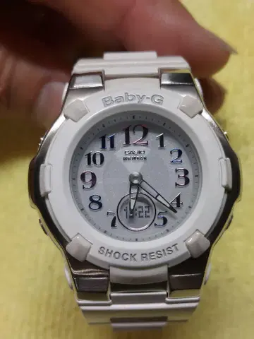 선착순 Baby-G BGA-1100GR 화이트 손목시계 디지털