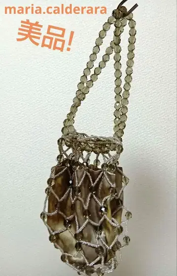 미사용! maria calderara 새상품급 파티 백, 복조리