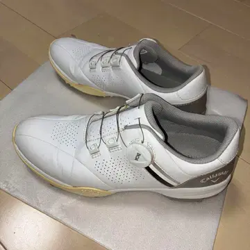 캘러웨이 골프화 BOA 시스템 화이트