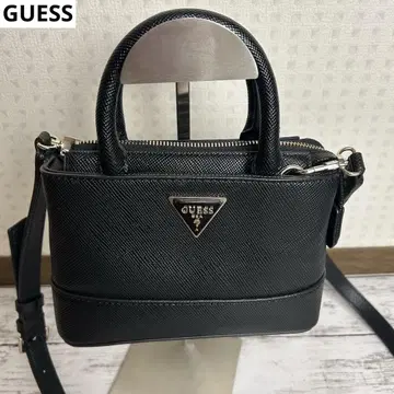 GUESS 게스 핸드백 작음 블랙 가죽 숄더 2way