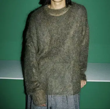 LIDMN KID MOHAIR MIX KNIT L 사이즈