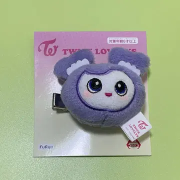 TWICE BABY LOVELYS 봉제 인형 헤어핀 사나 서브리