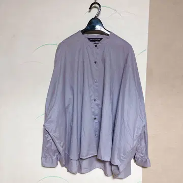 미즈이로 ind 백 개더 와이드 셔츠