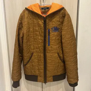 TOMMY 퀼팅 자켓 L 브라운