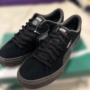 PUMA 스웨이드 블랙 스니커즈