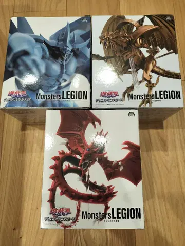 유희왕 듀얼몬스터즈 Monster LEGION 삼환신 피규어