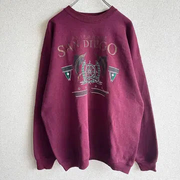 Hanes 90s 맨투맨 샌디에이고 황새치 낚시 아메카지 XL