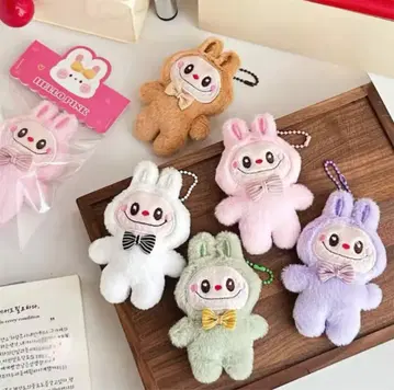 새상품 Labubu 라부부 봉제 인형 키링 라부부 인기