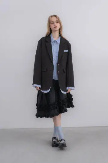 Idem oversized layered jacket