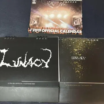 LUNA SEA 달력 2019 2022 2023