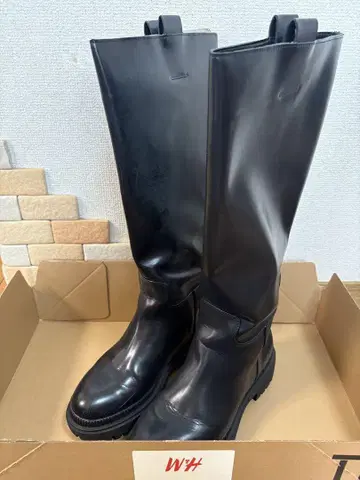 H&M 블랙 롱 부츠