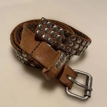 11월 한정판 가격 인하 HTC 스터드 가죽 벨트 90/36 빈티지
