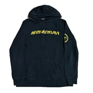 HATAKEYAMA 블랙 후드티 O 사이즈 야구 베이스볼