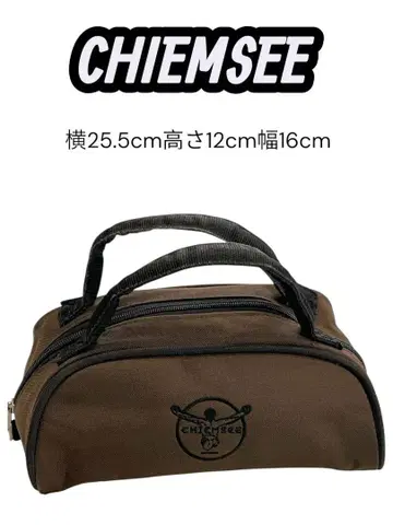 CHIEMSEE 키엠시 초승달형 브라운 핸드 미니백 독일제
