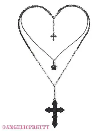 Brilliant Cross 목걸이(크로) AngelicPretty