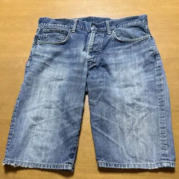 데님 블루 숏팬츠