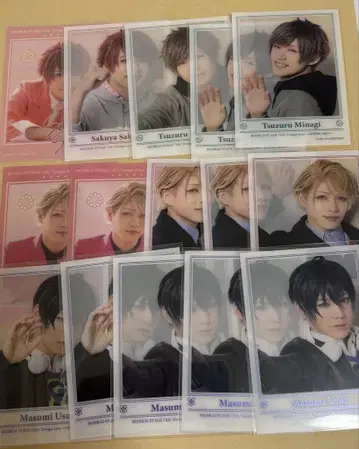 에이스테 폴라로이드풍 클리어 카드 사쿠야 츠즈리 마스미 이타루