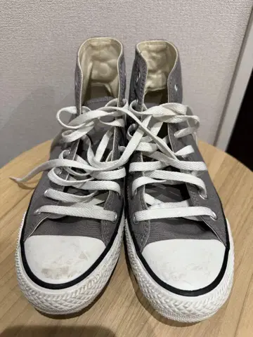 CONVERSE 그레이 하이컷 스니커즈