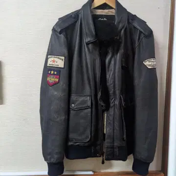 Harley-Davidson 블랙 가죽 자켓 M