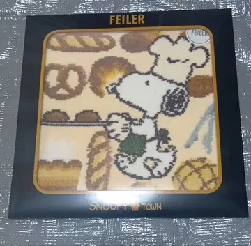 [ 미개봉품 ] 페이러 스누피 손수건 베이커리 FEILER
