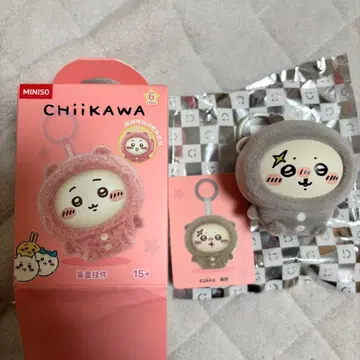 MINISO 치이카와 (먼작귀) 페이스 체인지 마스코트 키링 라코