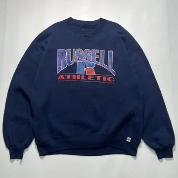90s 러셀 맨투맨 트레이닝복 XL 상당 네이비 네이비 러버7173