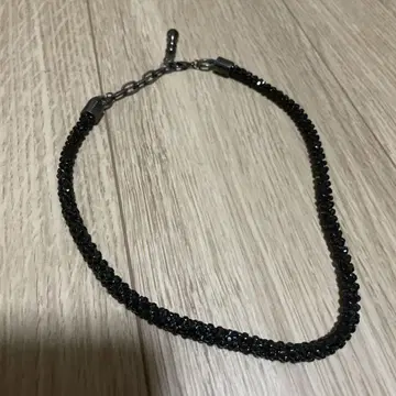 FILLICO 스와로브스키 목걸이 초커 블랙