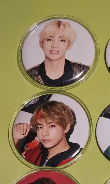 BTS 캔뱃지 키링 V 태태 태현 109 MIC Drop