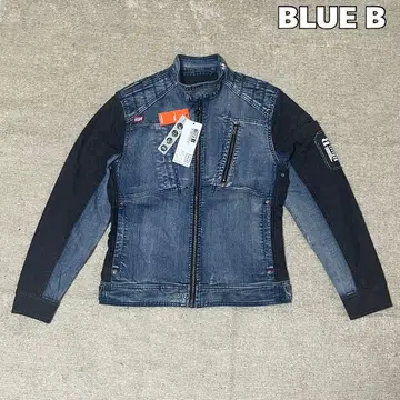 [ 택 포함 미사용 새상품 ] BLUE B 워크 자켓 블루 S